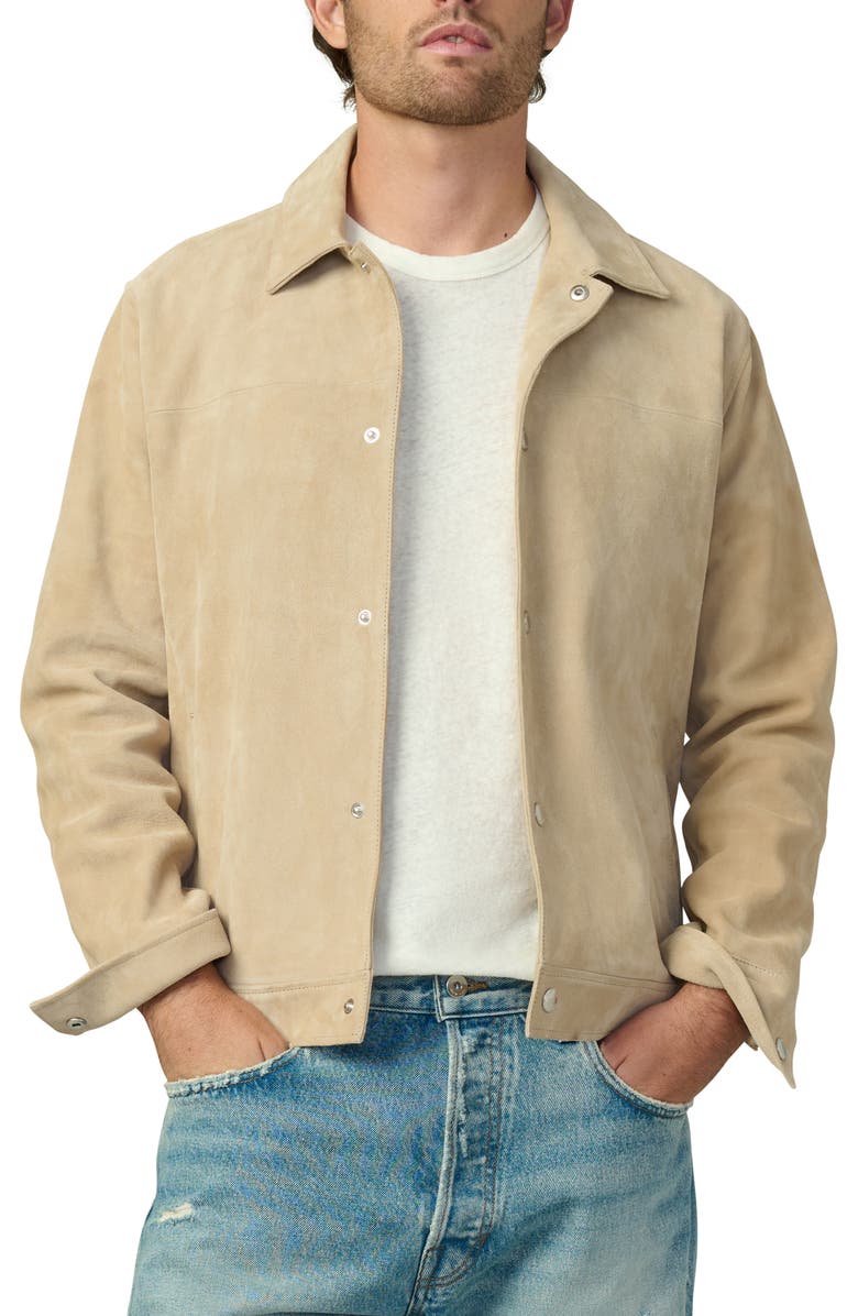 Joe's Benson Lambskin Suede Jacket, Main, color, 