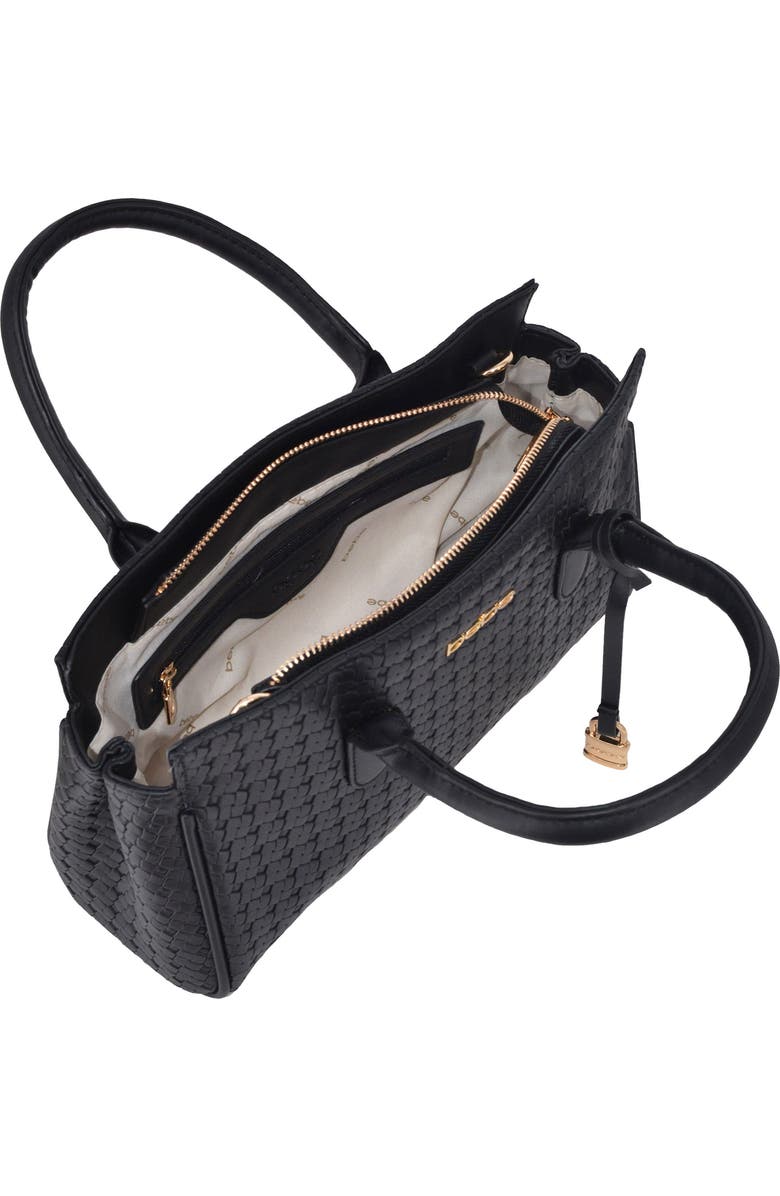 bebe Otto Small Satchel, Alternate, color, Black