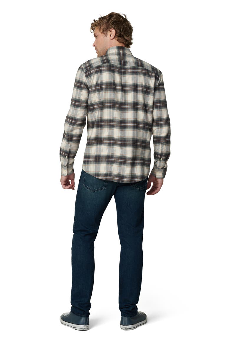 Oliver Plaid Flannel Button-Up Shirt, Alternate, color, AGAVE PLAID