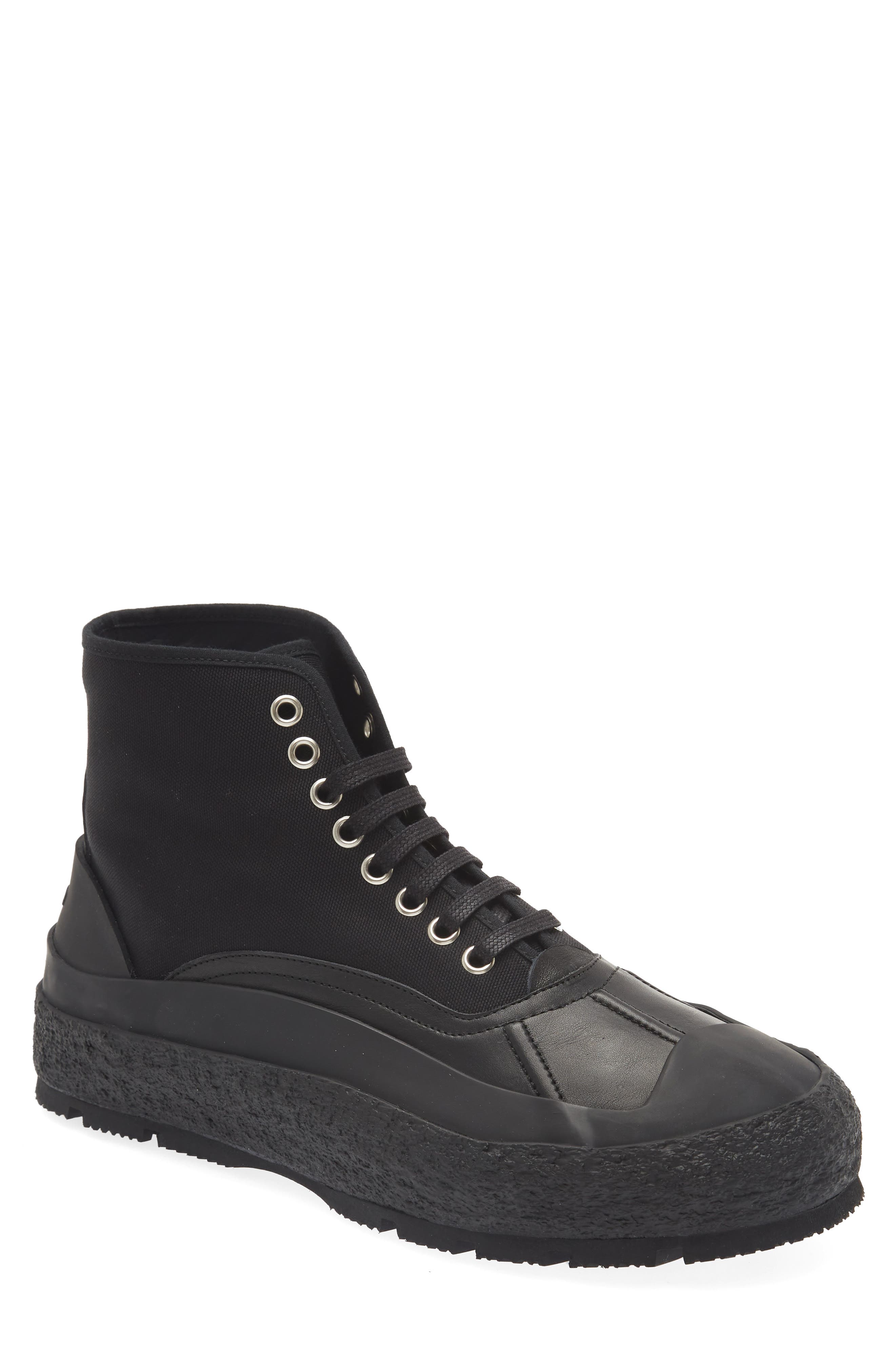 Jil Sander High Top Sneaker, Main, color, 