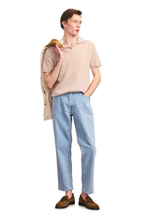 Lightweight Cashmere Short Sleeve Polo