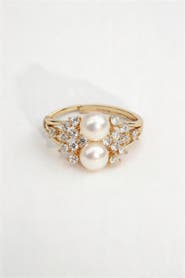 Classicharms Celeste Pearl Halo Ring