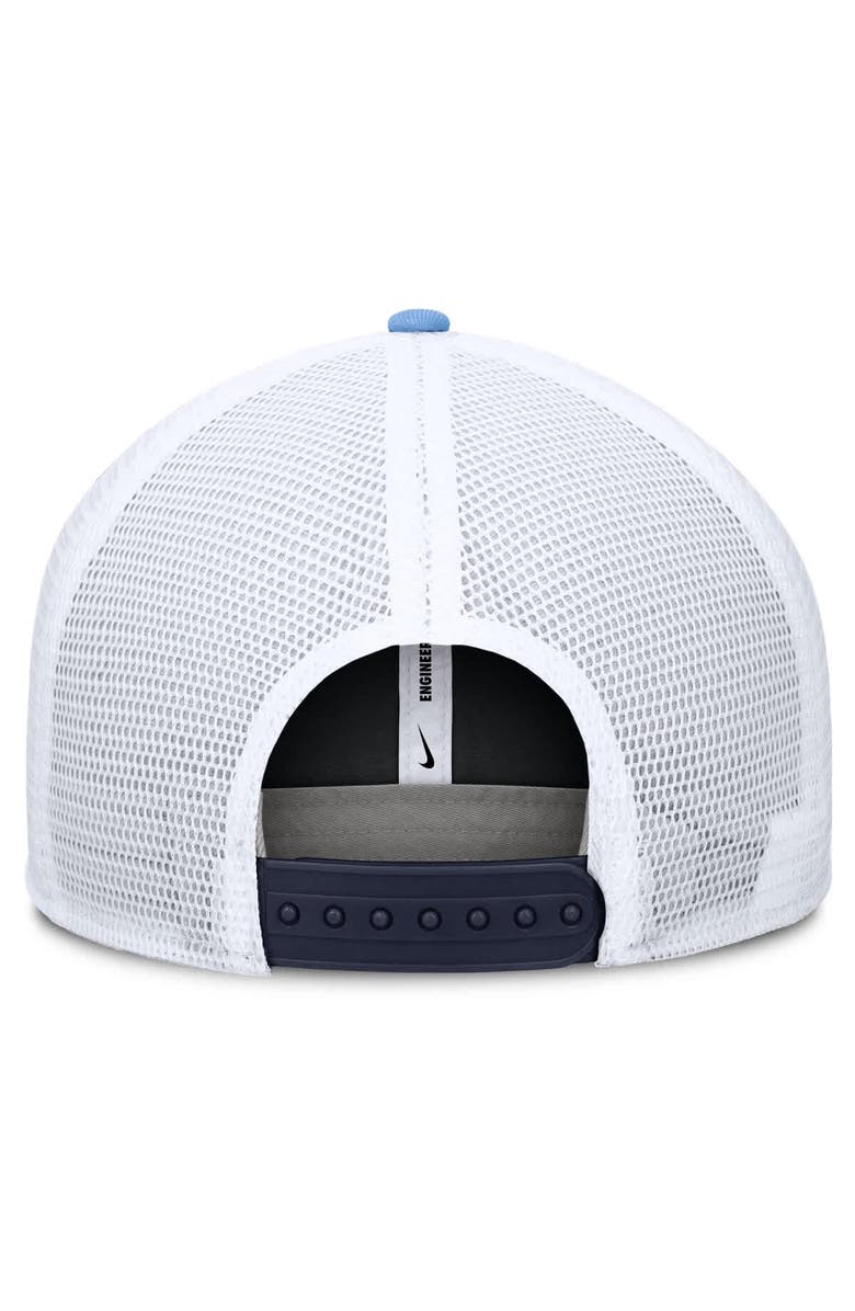Nike Men's Nike Navy/Light Blue Tampa Bay Rays Pro Performance Trucker Snapback Hat, Alternate, color, Navy