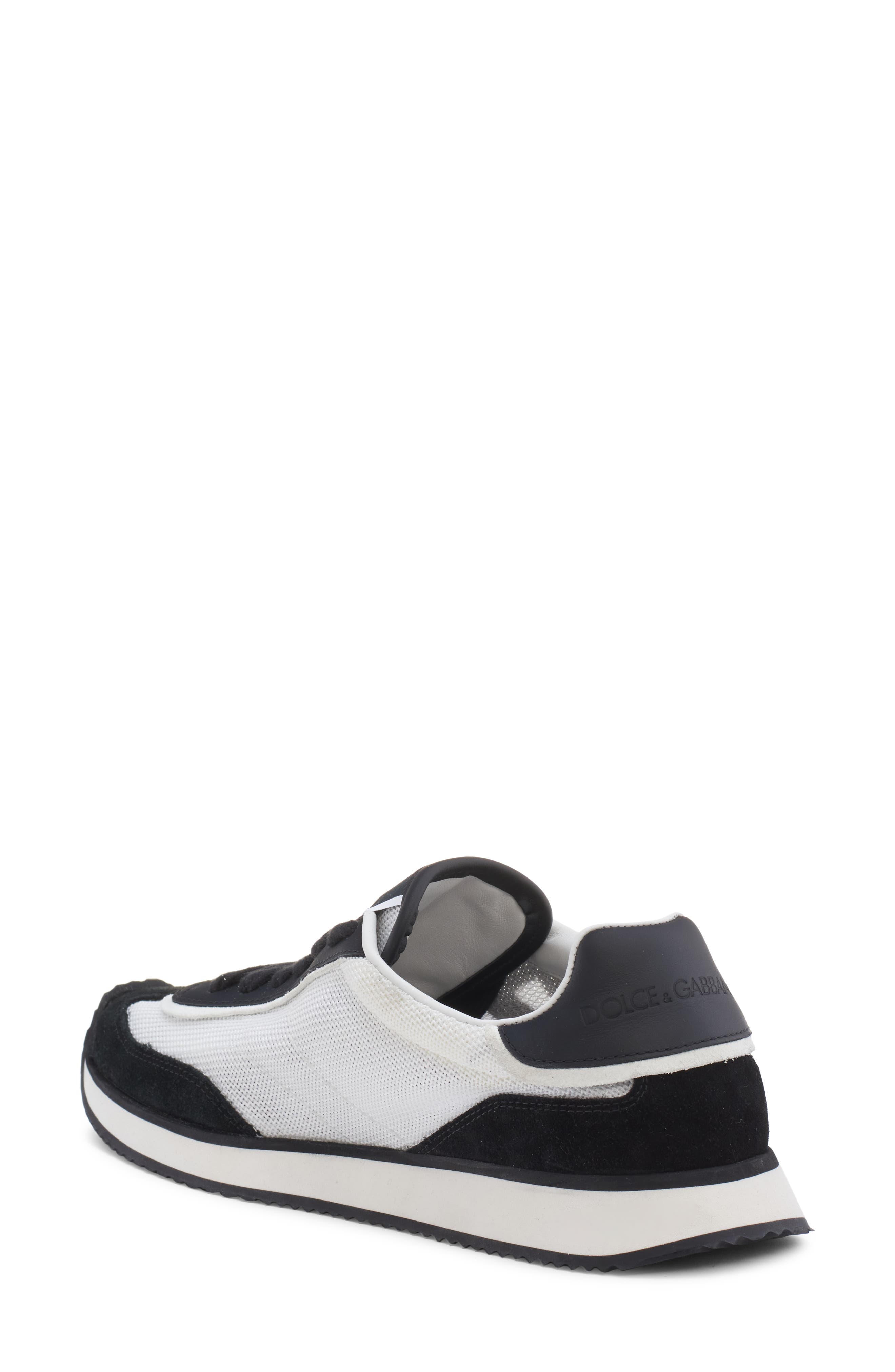 DG Cushion Sneaker, Alternate, color, BIANCO/ NERO