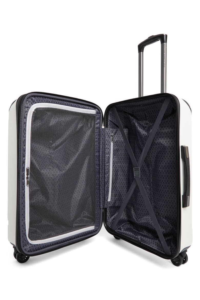 Flying Axis Hardside Spinner Luggage, Alternate, color, COCONUT WHITE