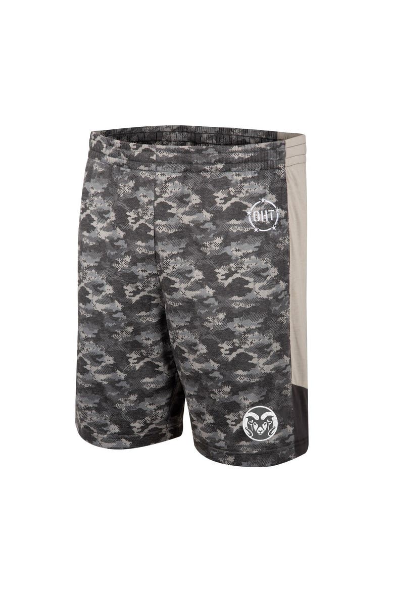 Men's Colosseum Camo Colorado State Rams OHT Military Appreciation Terminal Shorts, Alternate, color, Camo