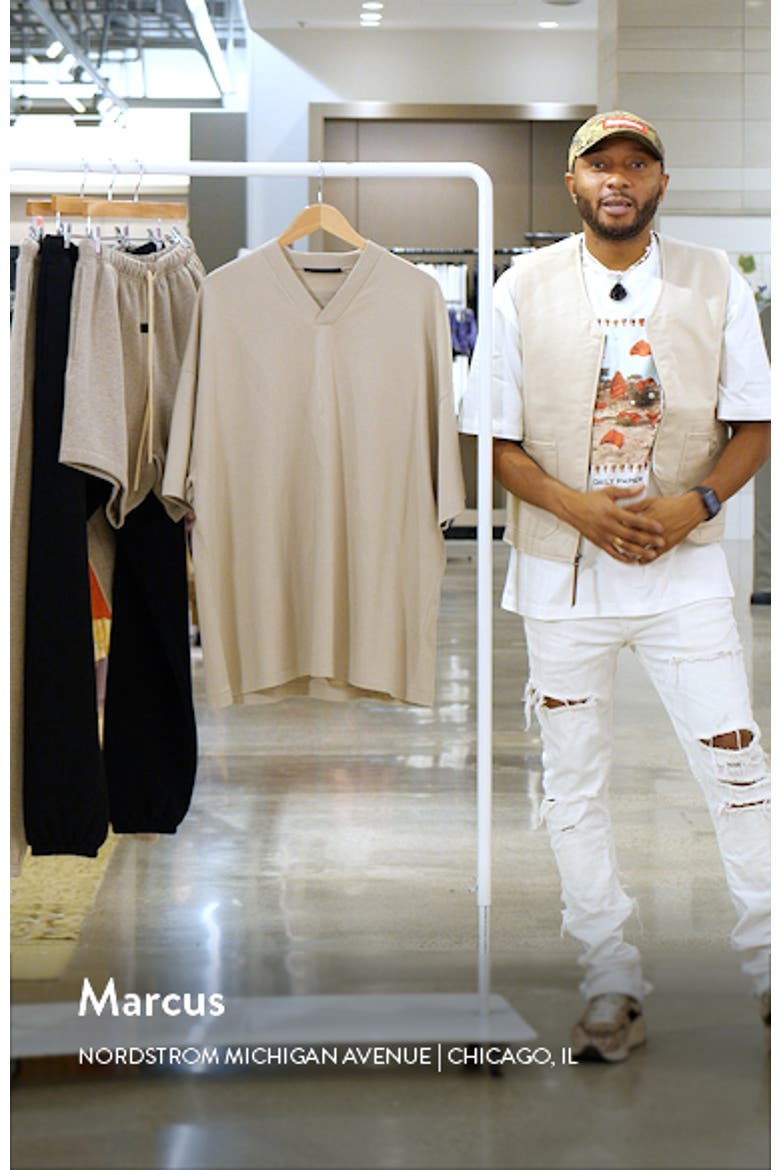 Essentials V-Neck Cotton T-Shirt video