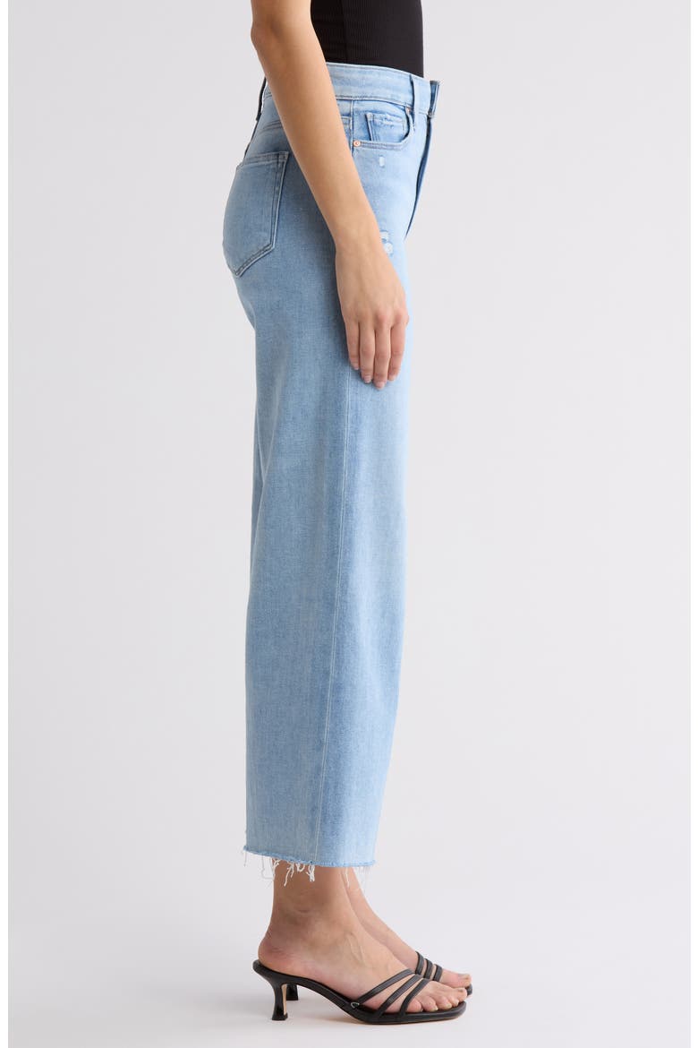 Anessa Raw Hem Wide Leg Jeans, Alternate, color, IN TUNE DISTRESSED