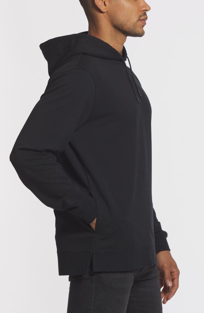 Cuts Split Hem Pullover Hoodie, Alternate, color,