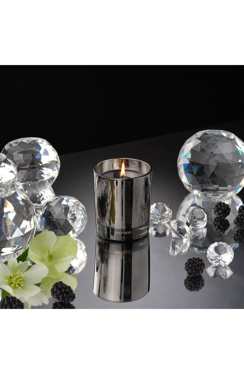 APOTHEKE Charcoal Petite Scented Candle, Alternate, color, Black