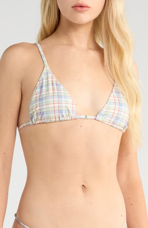 Delphinium Ring Triangle Swim Top