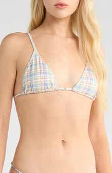 PacSun Delphinium Ring Triangle Swim Top