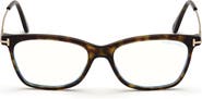 TOM FORD 50mm Square Optical Glasses