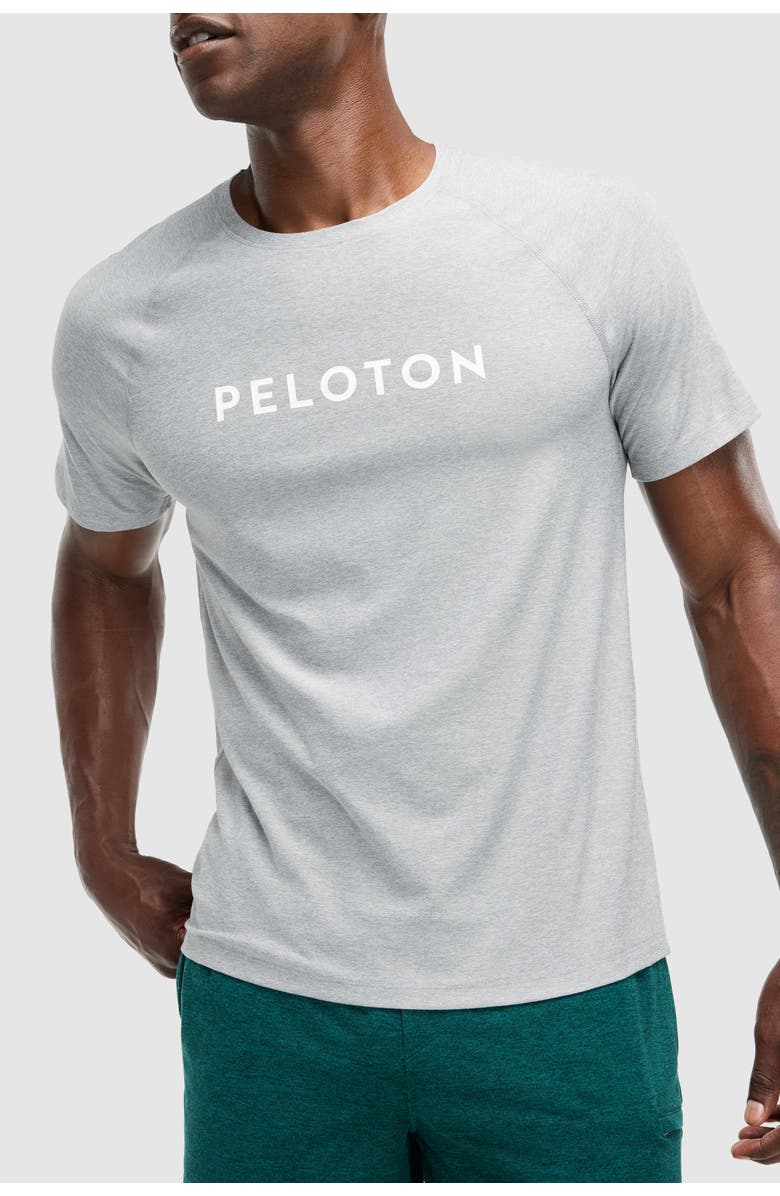Peloton Dreamblend Classic Short Sleeve, Main, color, Heather Grey