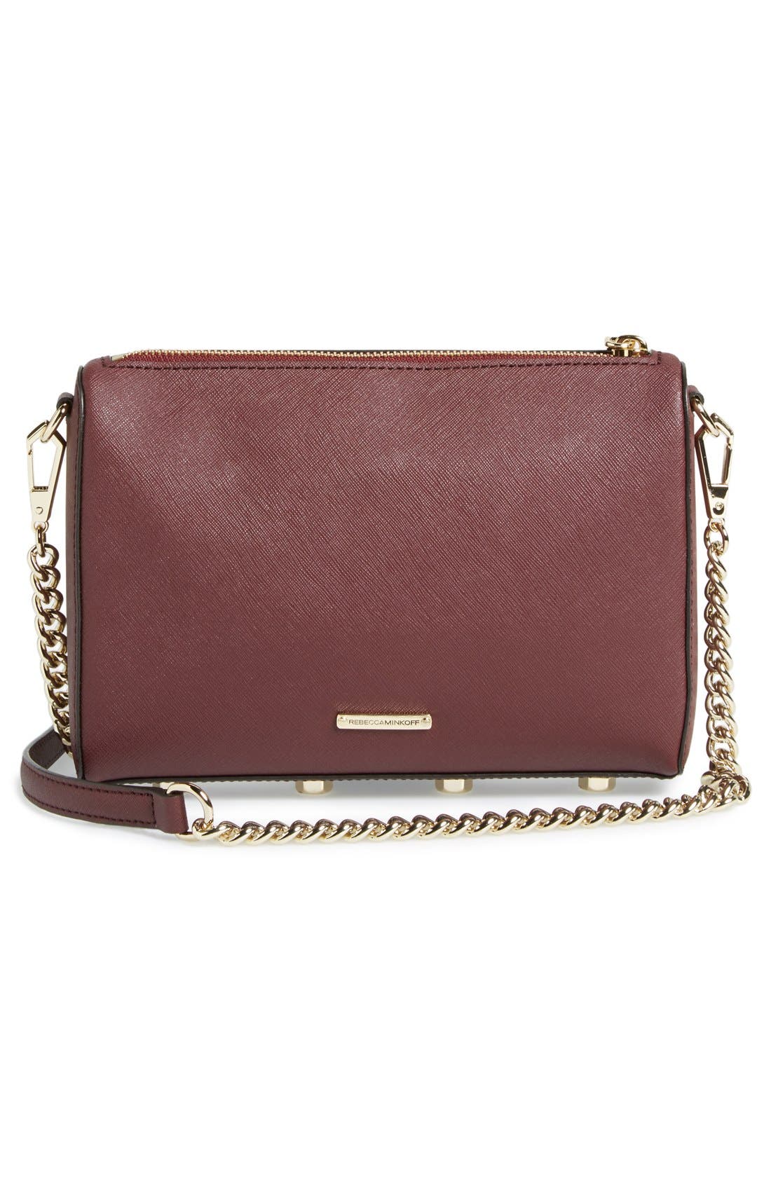 'Avery' Convertible Crossbody Bag, Alternate, color, BLACK CHERRY