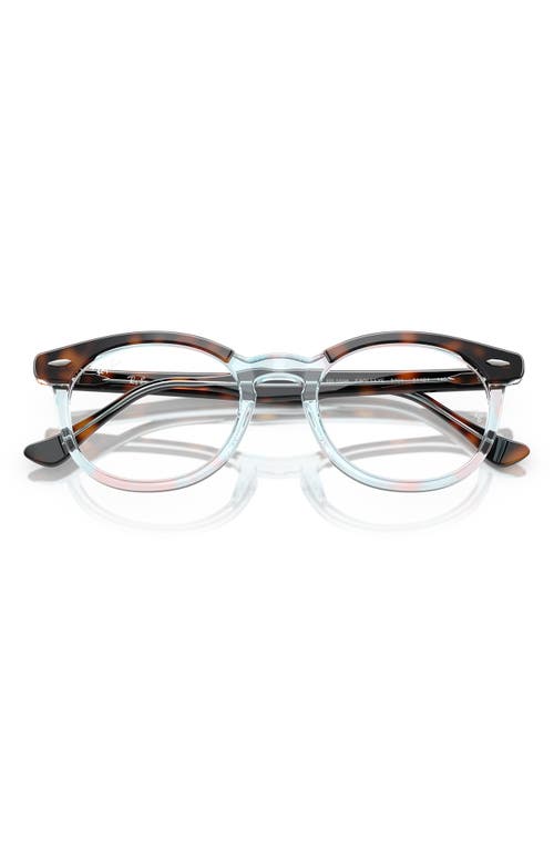 Ray Ban Ray-ban Eagle Eye 51mm Square Optical Glasses In Dk Havana