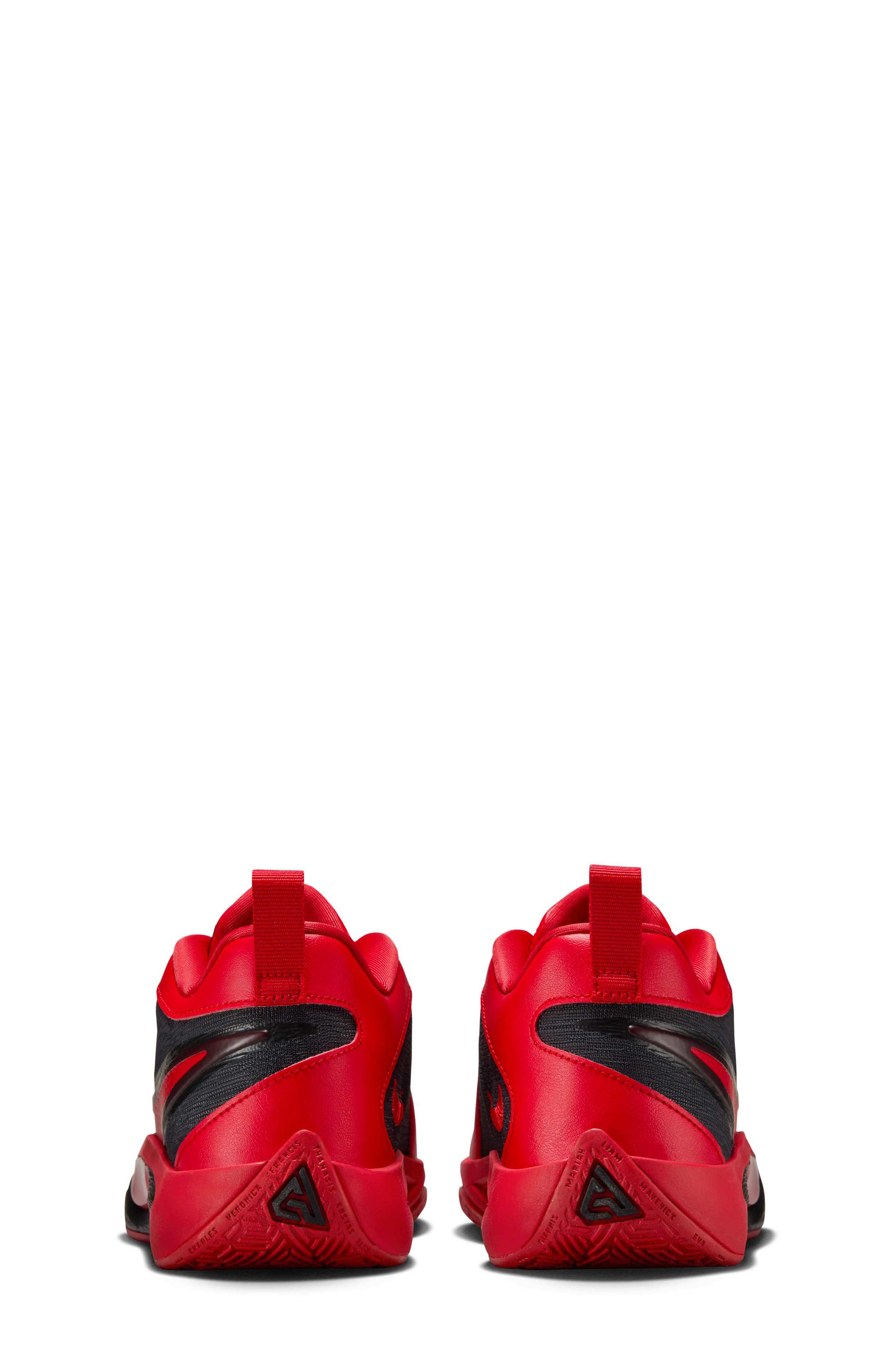 Nike Kids' Giannis Freak Basketball Shoe, Alternate, color, Black/ University Red