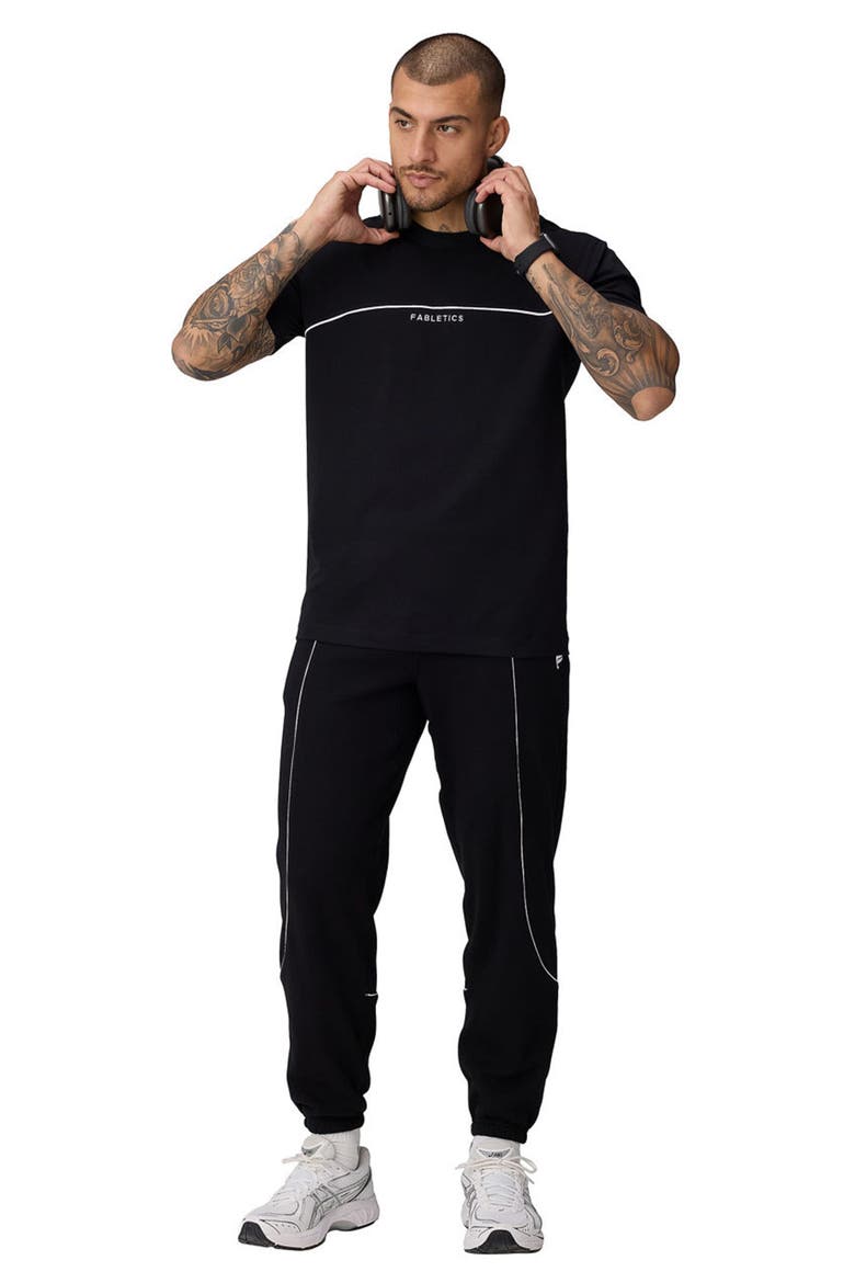 The 24-7 Tee, Alternate, color, Black/Classic White Dna Stripe