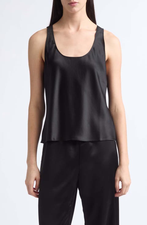 Barb Satin Tank