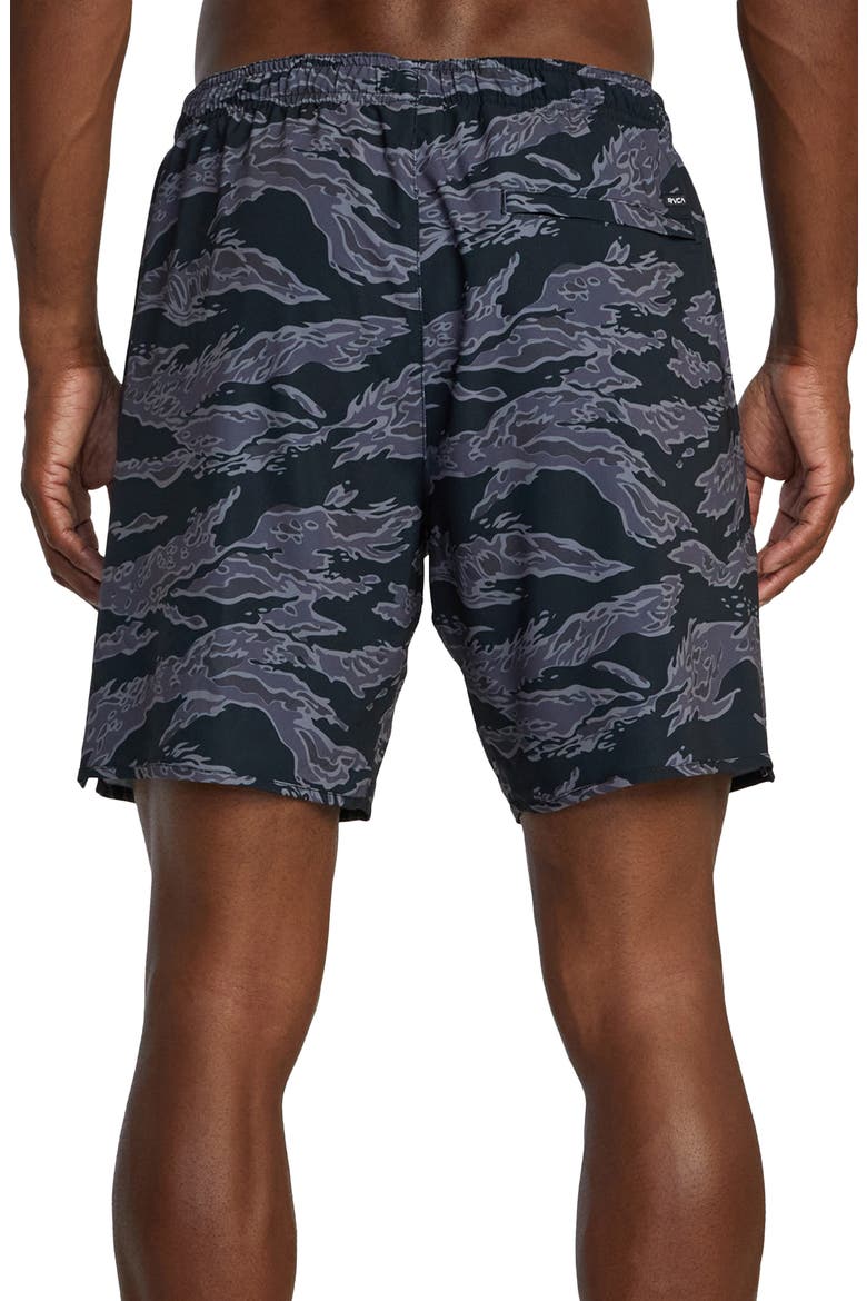 Yogger Stretch Shorts, Alternate, color, BLACK TIGER CAMO