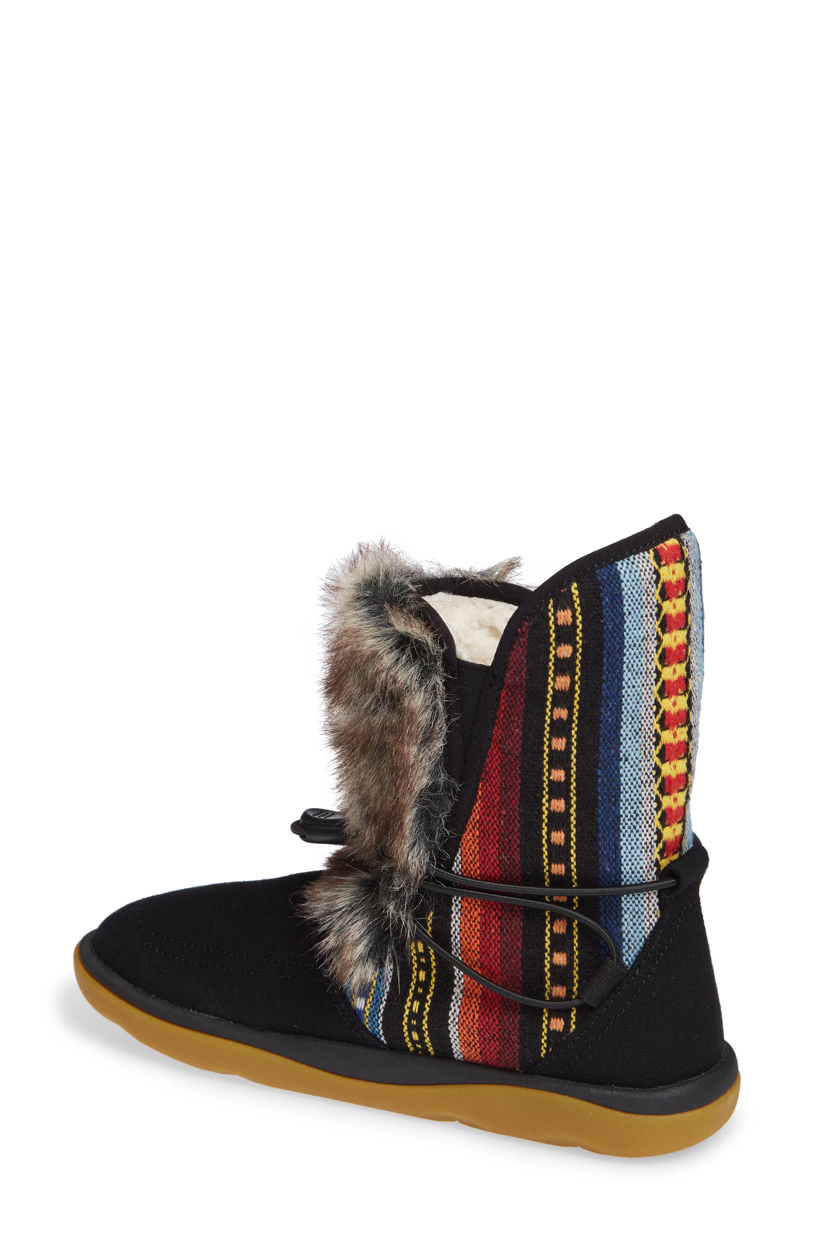 Sanuk Tripper Flurry Faux Fur Boot, Alternate, color, 