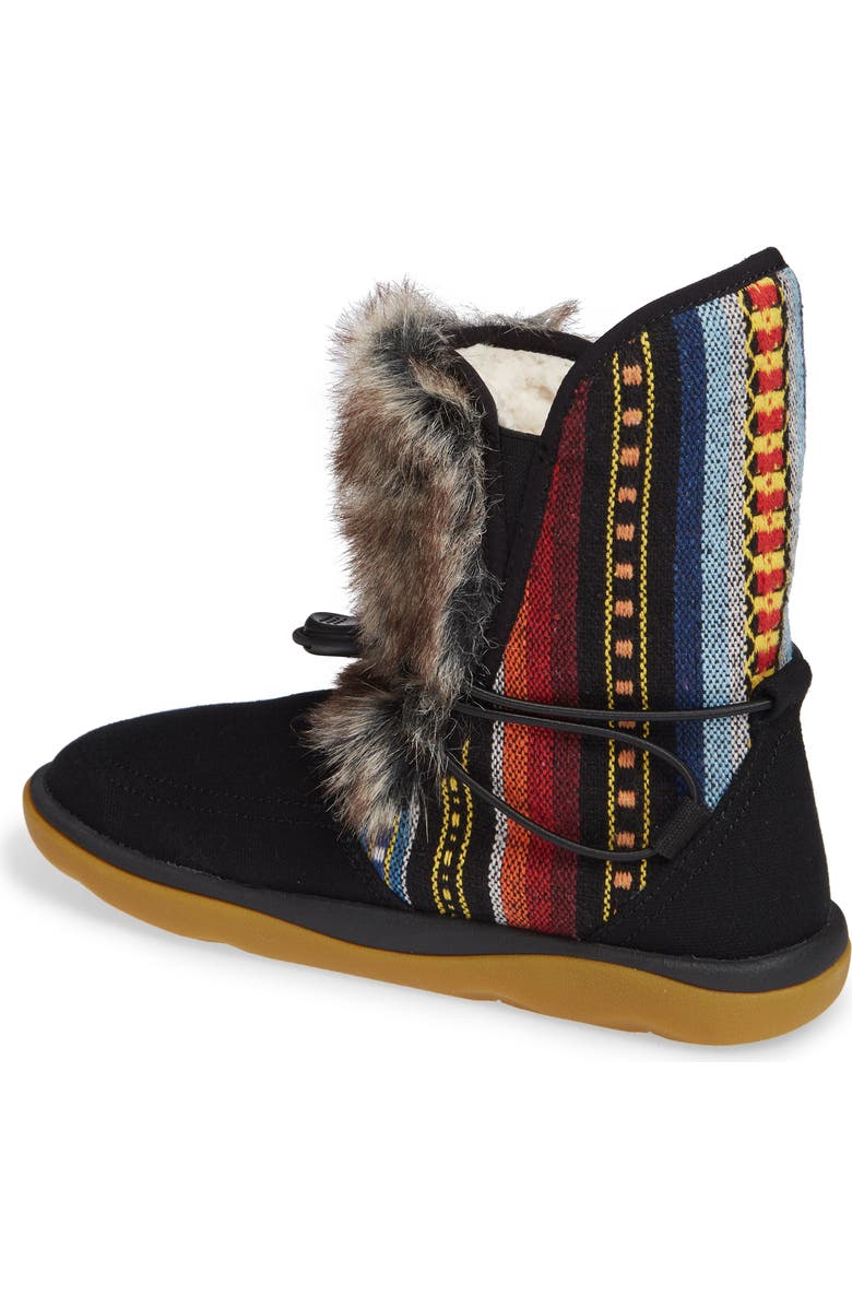 Sanuk Tripper Flurry Faux Fur Boot, Alternate, color,