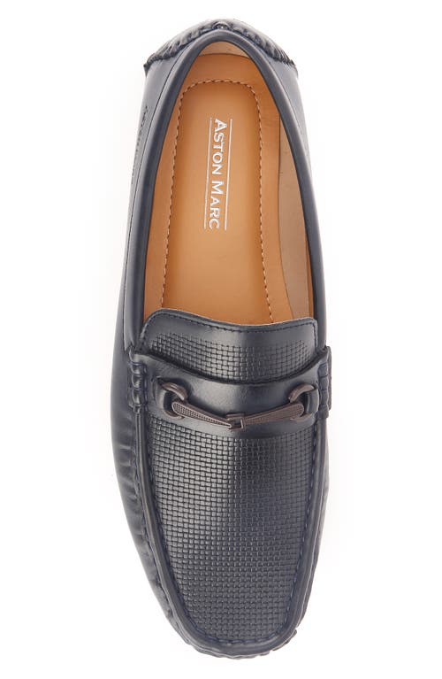 Aston Marc Driving Loafer In Navy