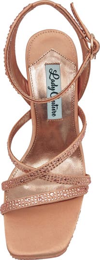 Rhinestone Wedge Sandal