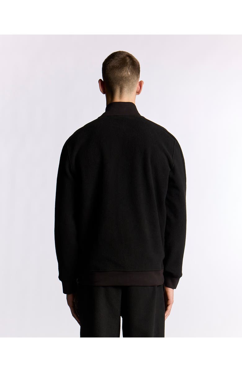 Lyle & Scott Long Sleeve Polar Fleece Track Jacket, Alternate, color, Jet Black