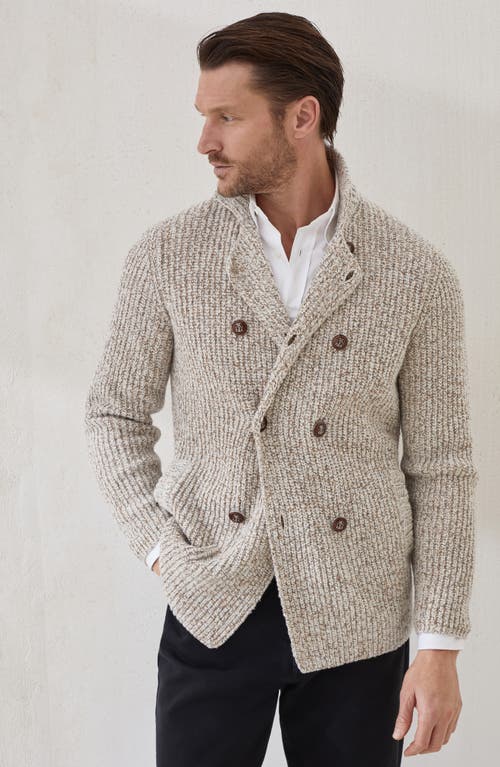 Brunello Cucinelli Cardigan With Metal Buttons In Neutral
