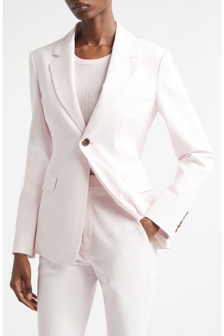 Elza One-Button Blazer, Alternate, color, CHERRY BLOSSOM