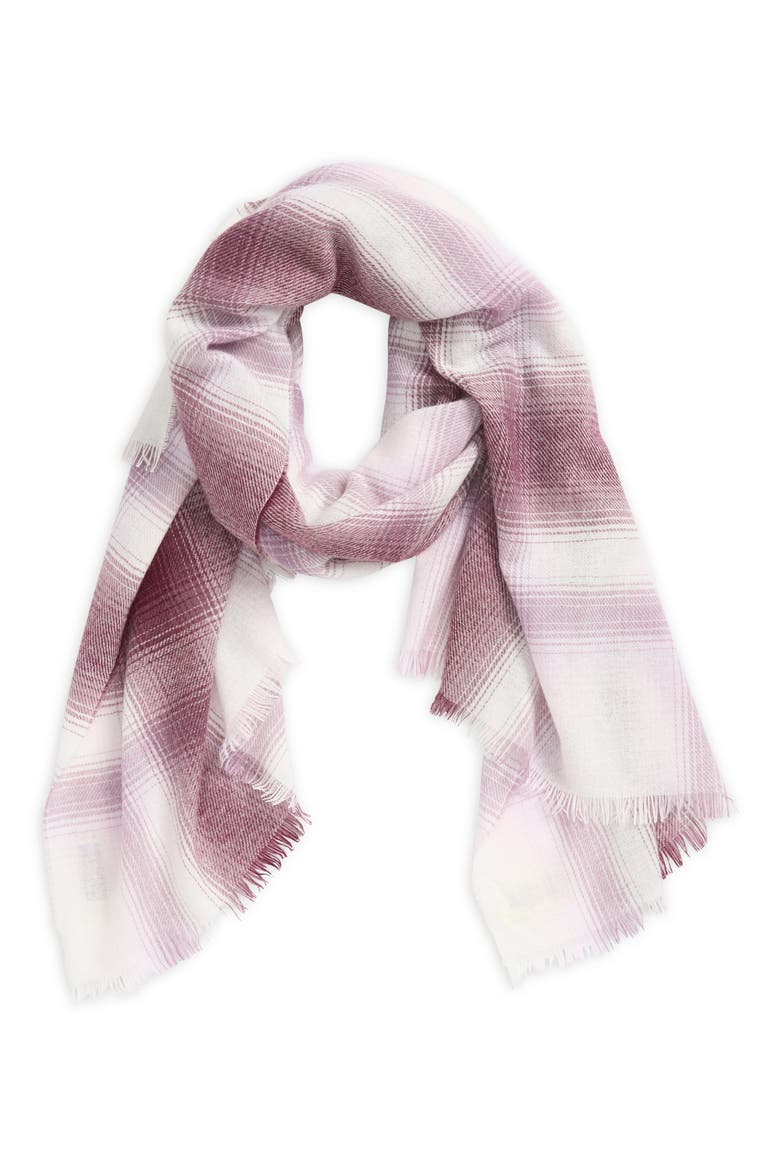 Cashmere Scarf, Alternate, color, PURPLE