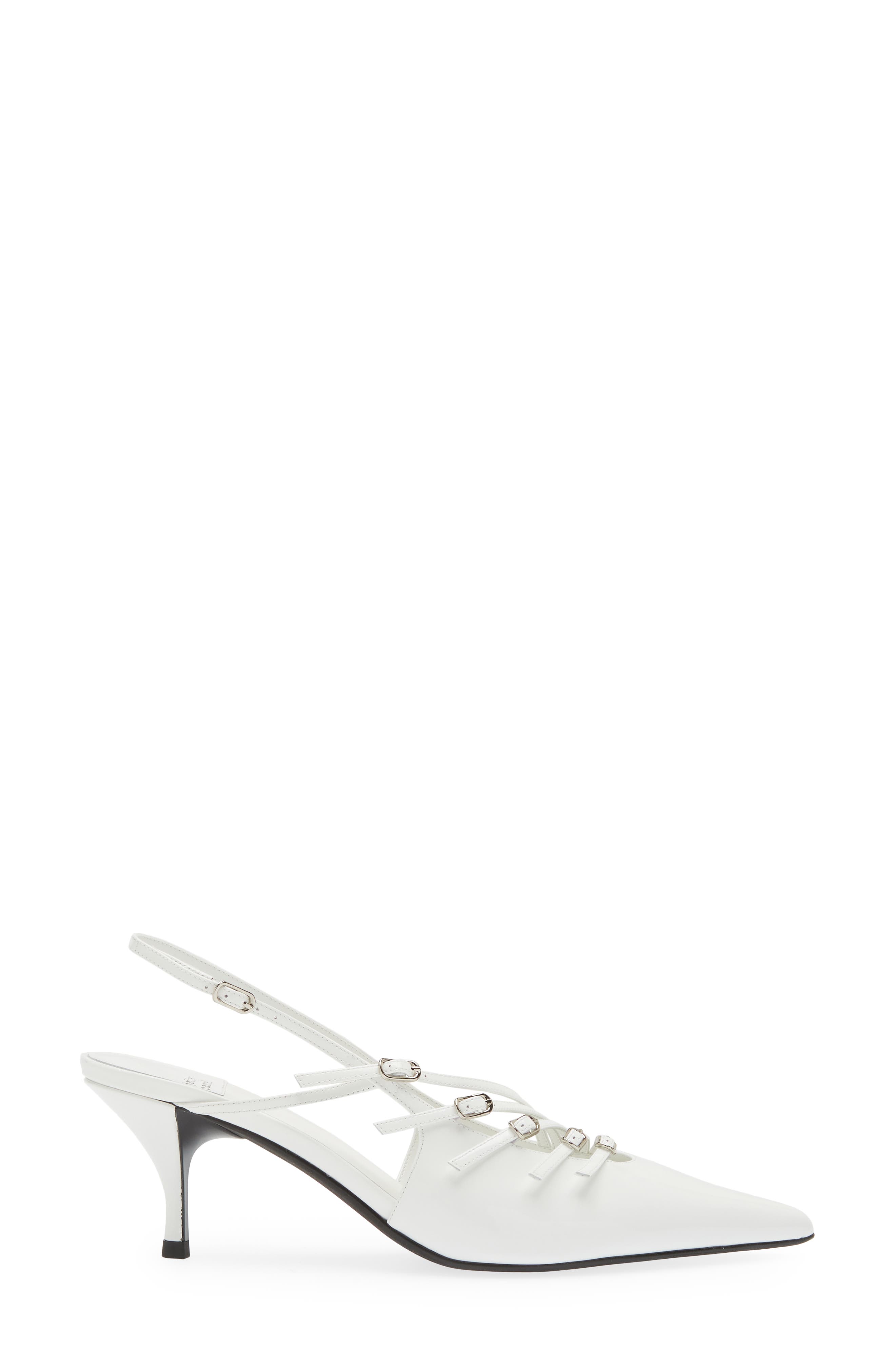 Lash Pointed Toe Kitten Heel Sandal, Alternate, color, WHITE PATENT