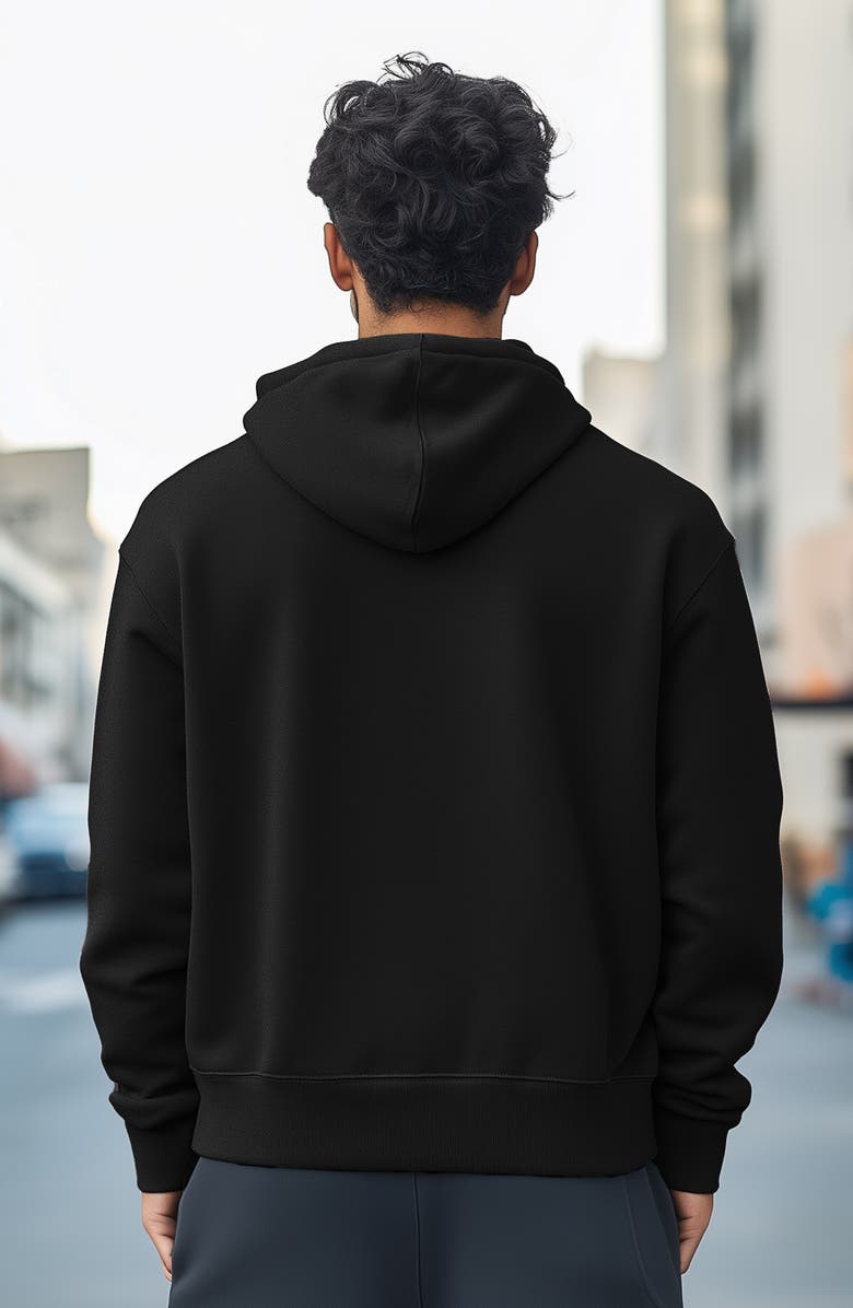 Dalix Lightning Bolt Zip Hoodie, Alternate, color, Black