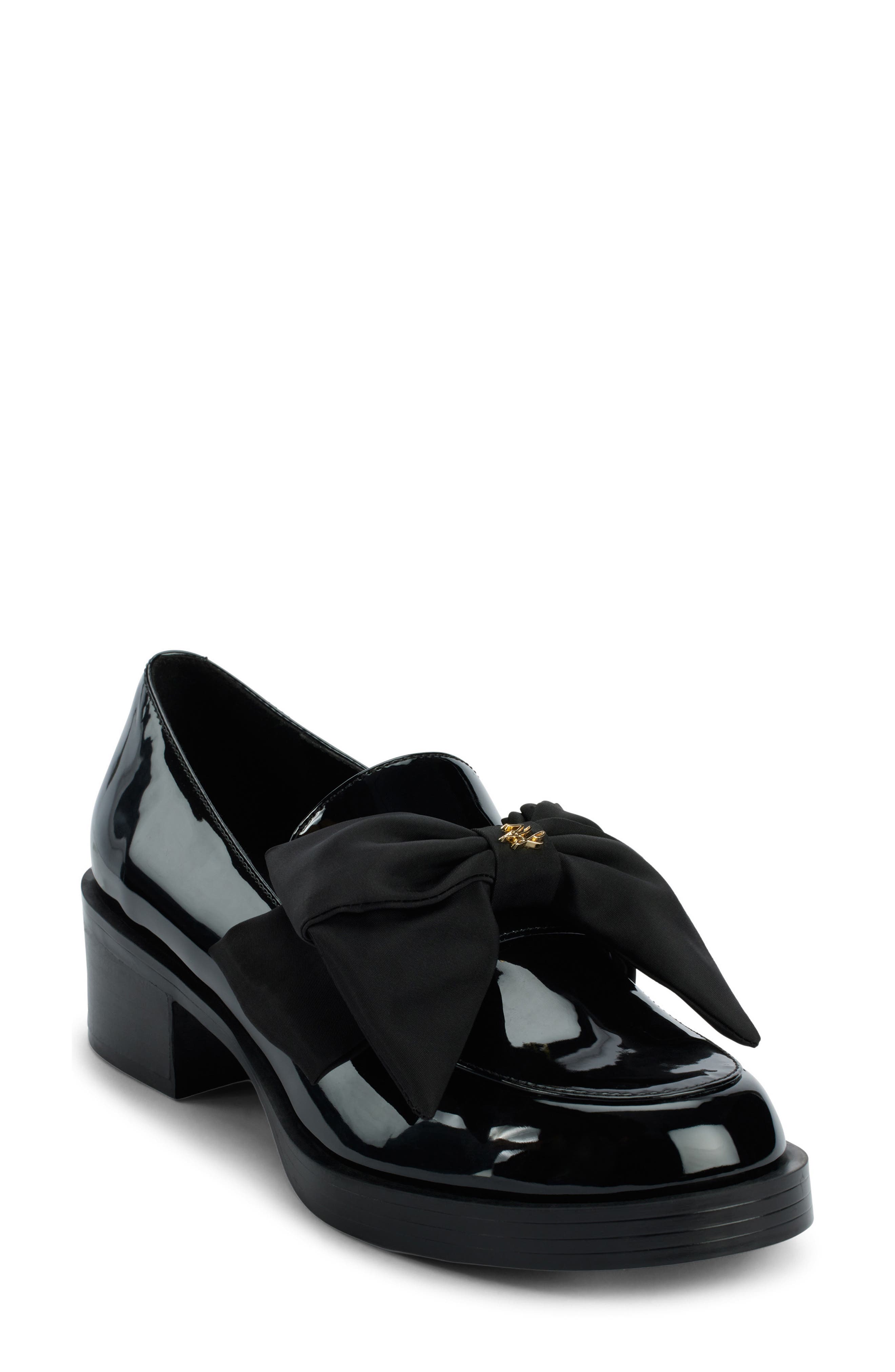 KARL LAGERFELD PARIS Camilia Bow Loafer, Main, color, 