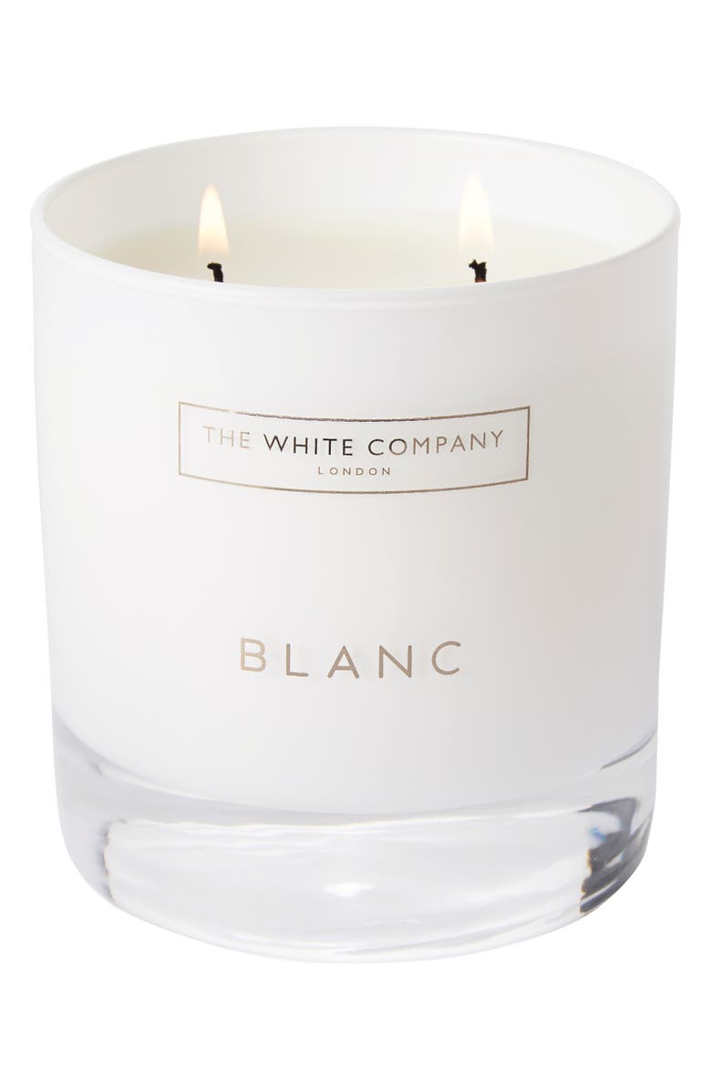 The White Company Blanc Scented Candle, Main, color, 