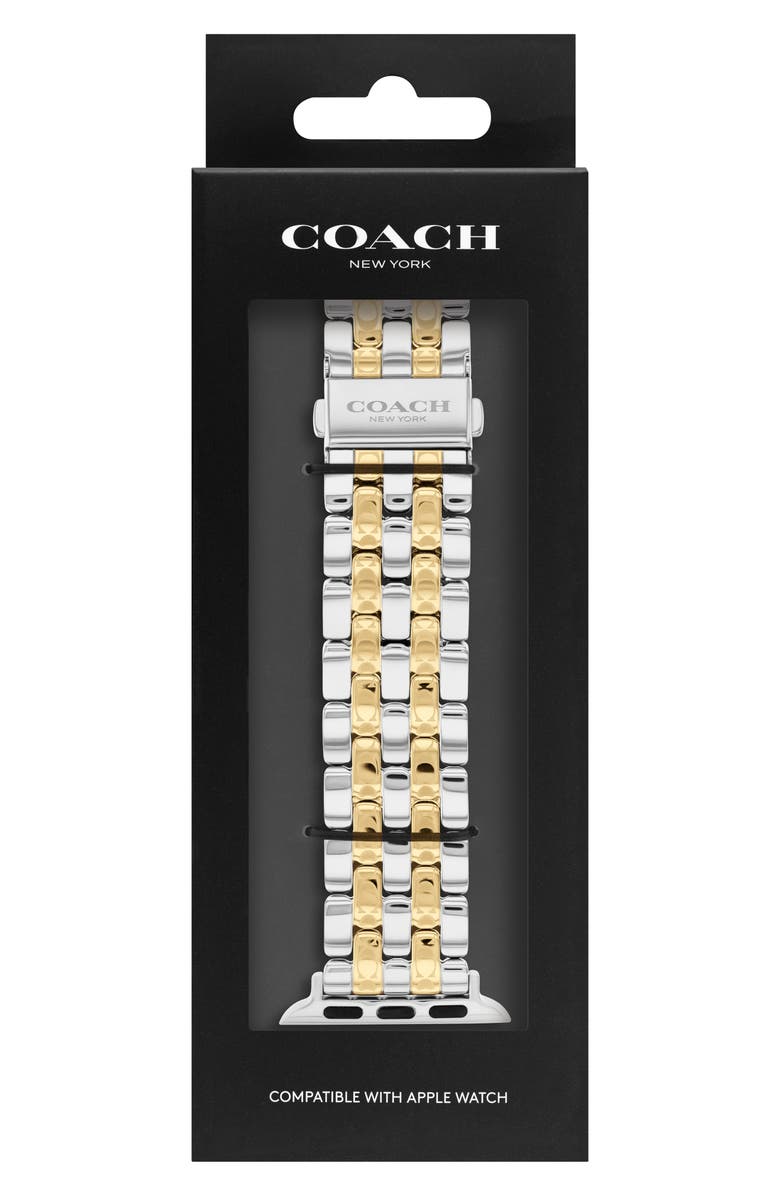 COACH Signature Bracelet Apple Watch<sup>®</sup> Watchband, Main, color, 