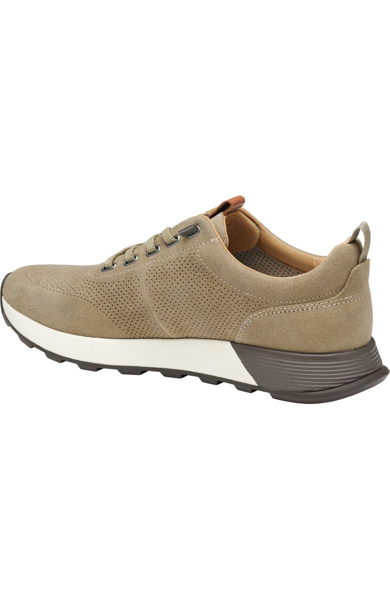 Johnston & Murphy Kinnon Perforated Leather Jogger Sneaker, Alternate, color,