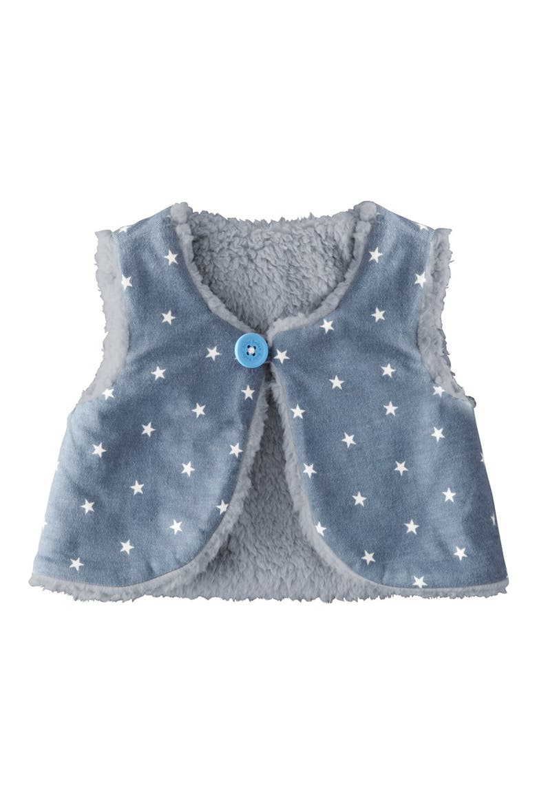Reversible Gilet, Alternate, color, GREY/ BLUE WHALE STAR