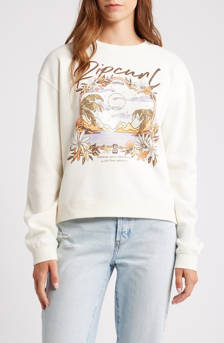 Rip Curl Cosmic Sky Graphic Sweatshirt, Main, color,
