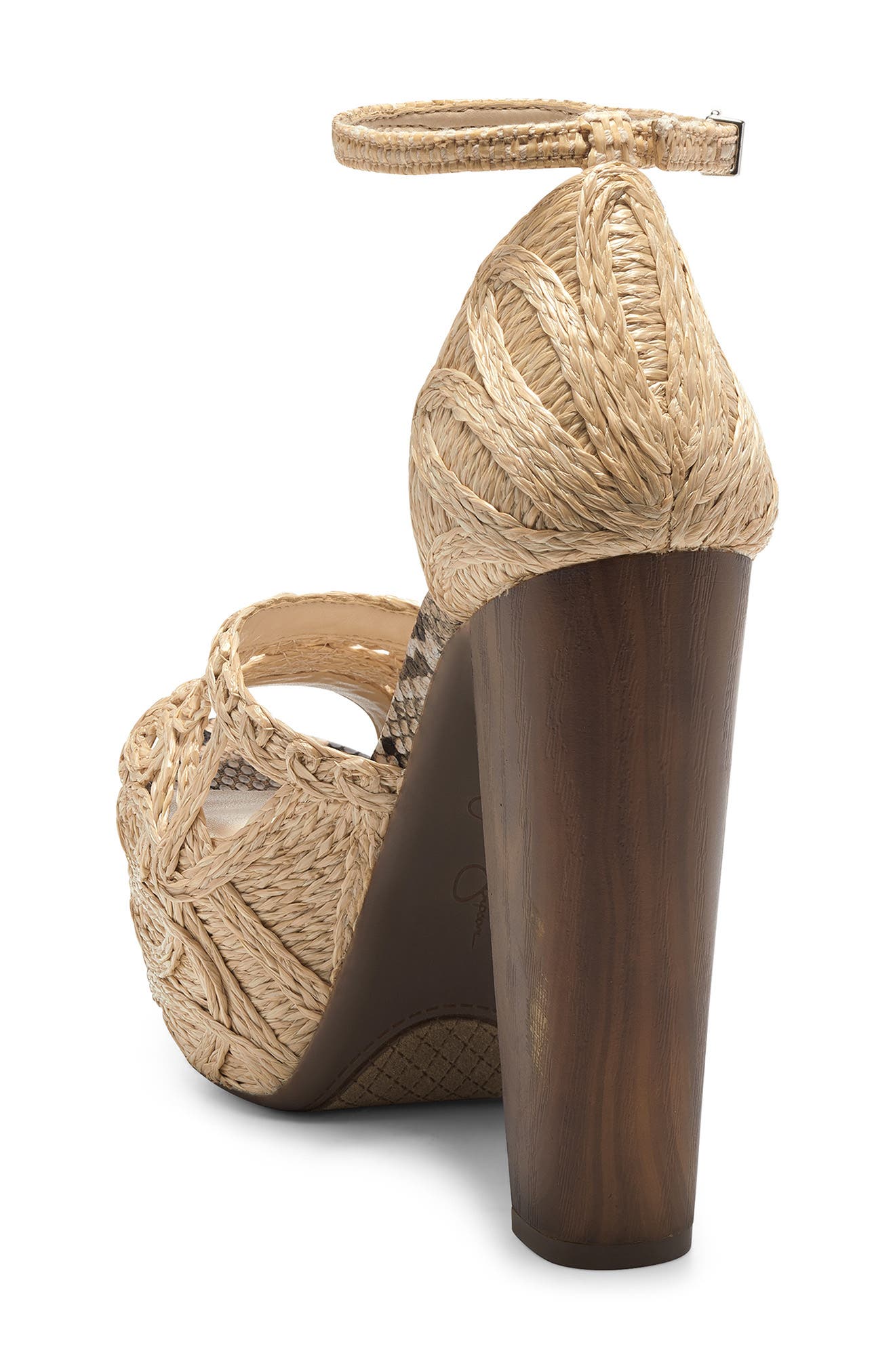 Jessica Simpson Dessie Woven Platform Sandal, Alternate, color, 