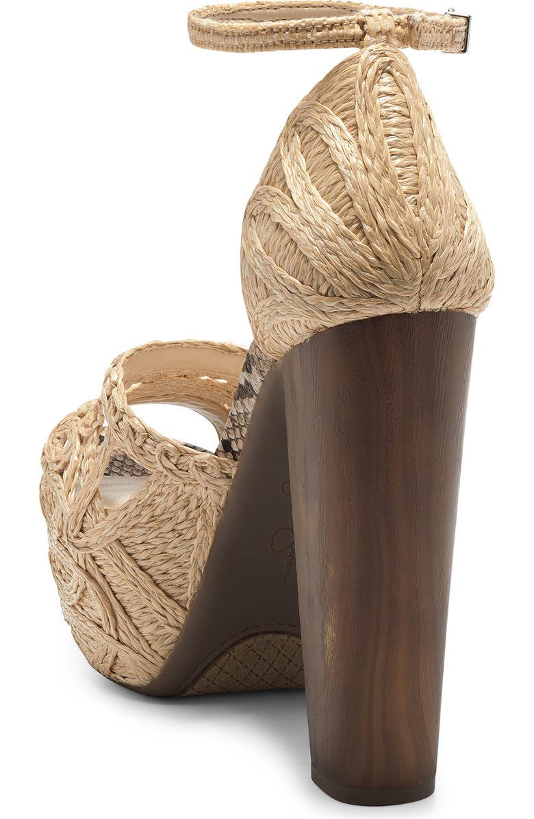 Jessica Simpson Dessie Woven Platform Sandal, Alternate, color,