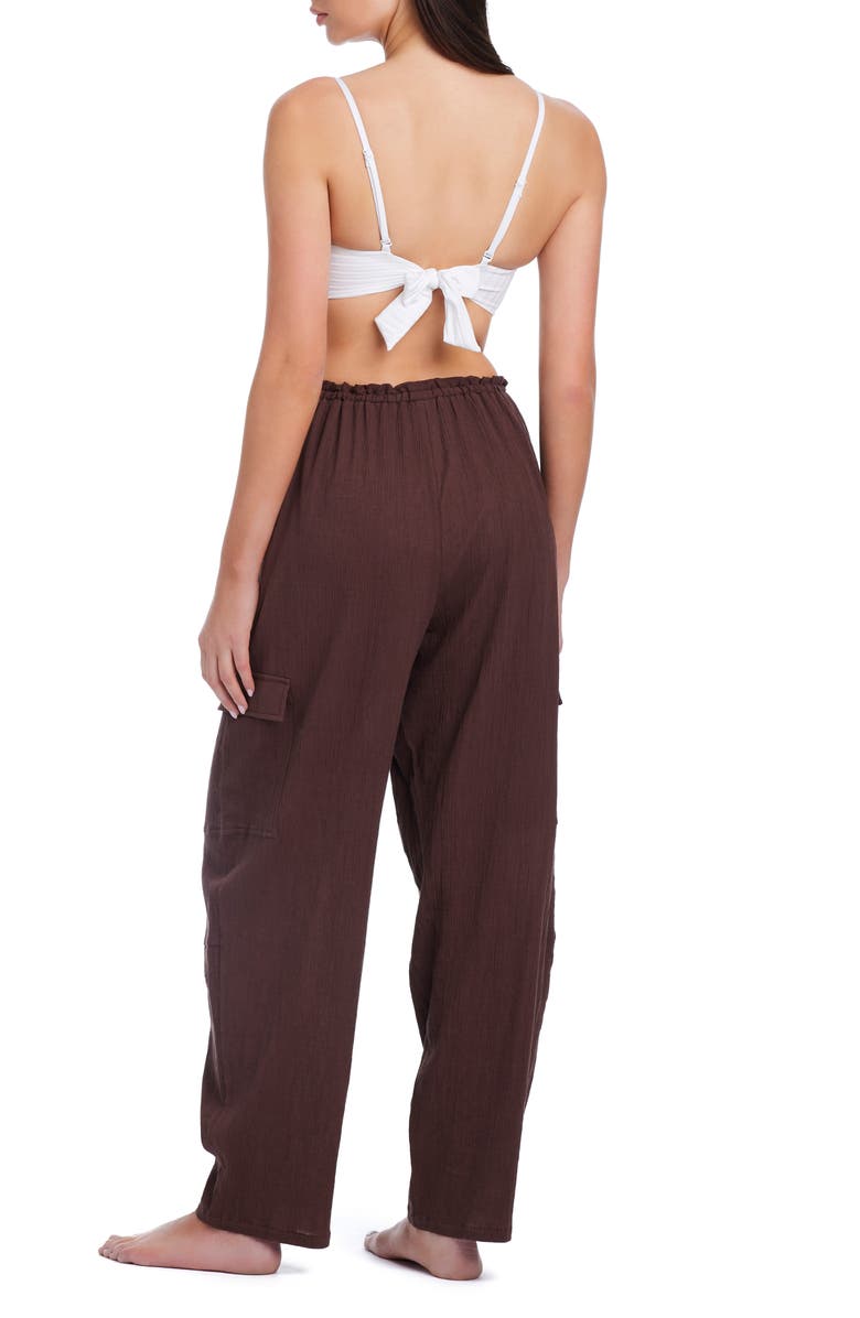 Sanctuary Barrel Cargo Cover-Up Pants, Alternate, color,