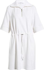 Bernardo Quarter Zip Scuba Knit Dress