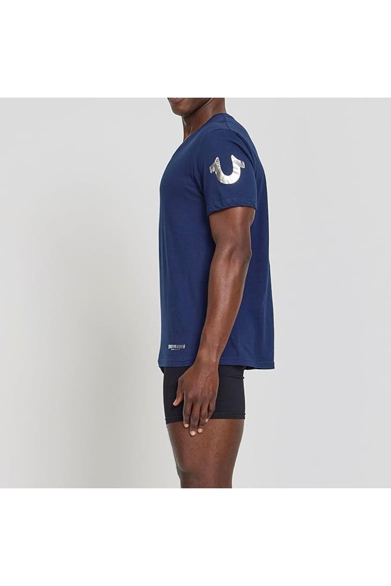 Mens Undershirts 4 Pack Lightweight Mens Undershirt, 100% Cotton, Alternate, color, White/White/Heather Grey/Navy
