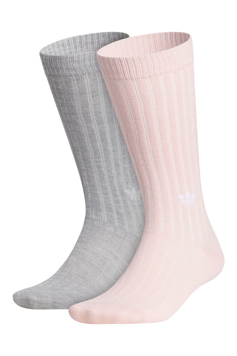 Gender Inclusive Originals Assorted 2-Pack Crew Socks, Main, color, GREY