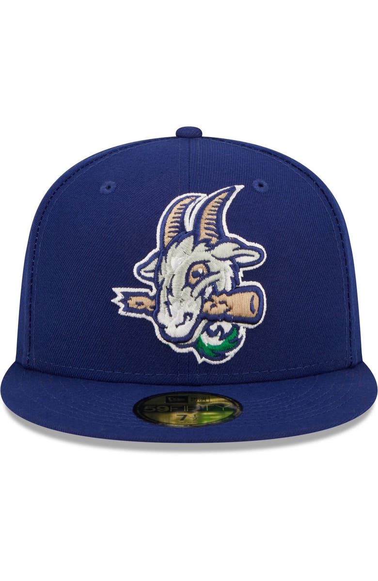 New Era Men's New Era Royal Hartford Yard Goats Authentic Collection 59FIFTY Fitted Hat, Alternate, color, 