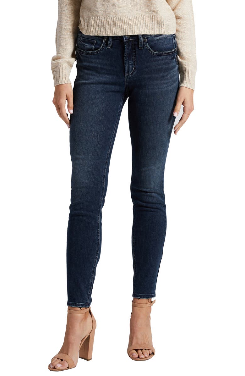Silver Jeans Co. Suki Skinny Jeans, Main, color, 