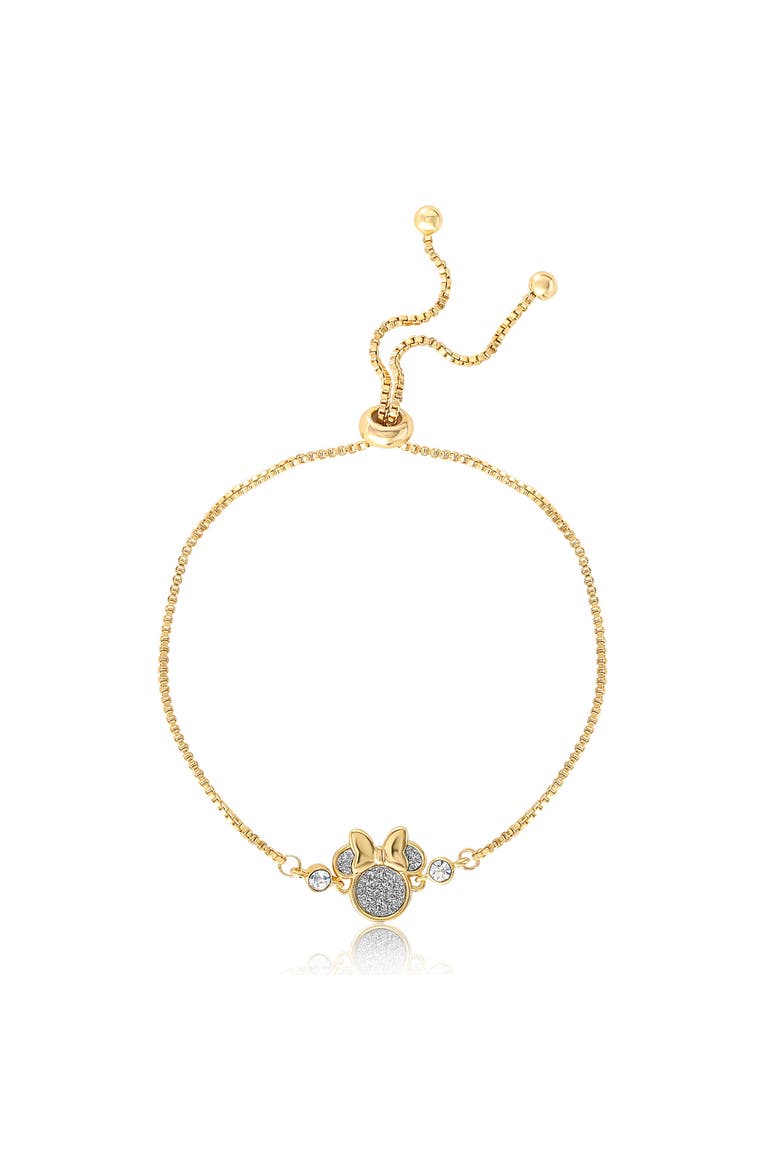Glitter Crystal Lariat Bracelet, Alternate, color, Gold
