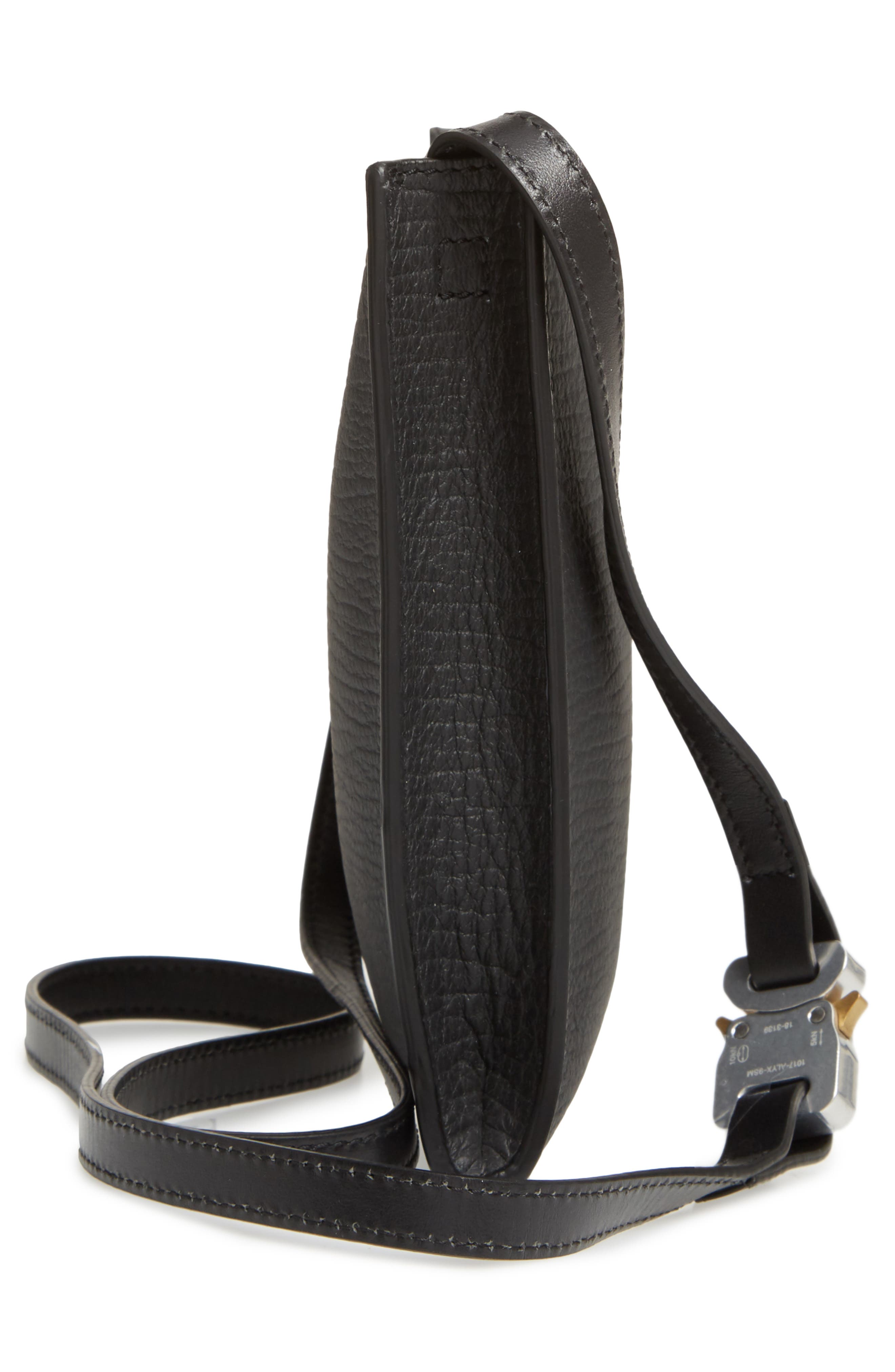 1017 ALYX 9SM Passport Leather Crossbody Bag, Alternate, color, 
